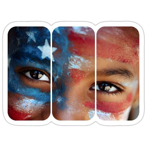 USA: Eyes of the Flag - Sticker
