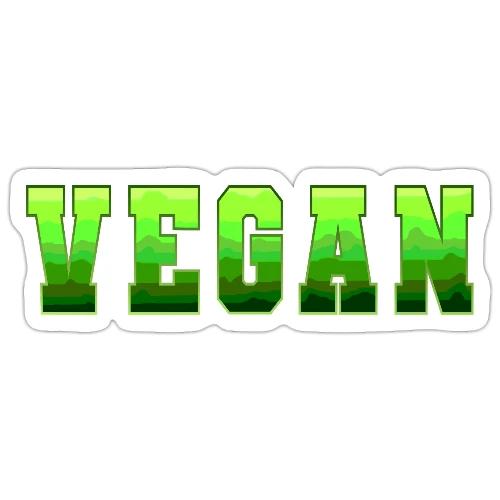 Green Wave Vegan - Sticker