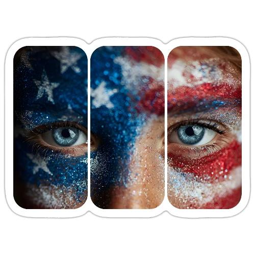 USA: Stars in Her Eyes - Sticker