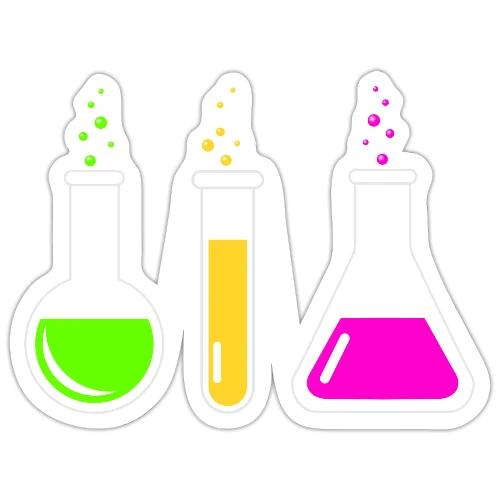 Colorful Chemistry - Sticker