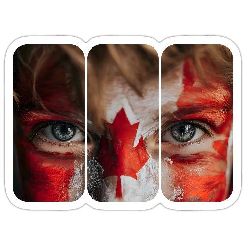 Canada: Maple Leaf Gaze - Sticker