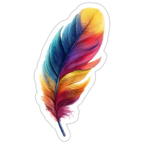 Rainbow Flight Feather - Sticker