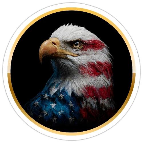 USA: Liberty Emblem - Sticker