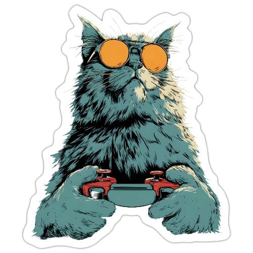 Cat: Fluff Mode On - Sticker