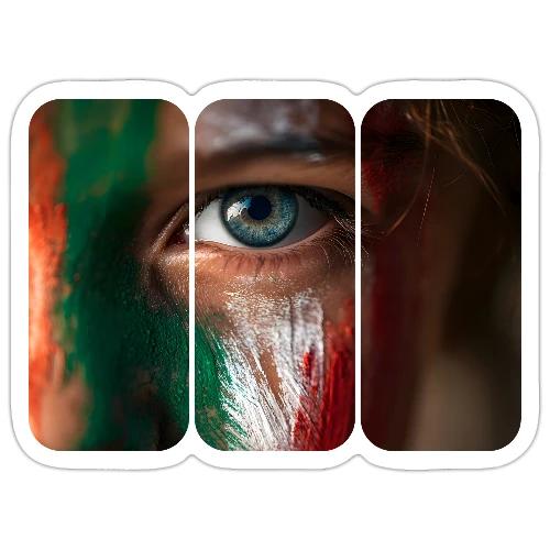 Mexico: Pride in Three Colors - Sticker