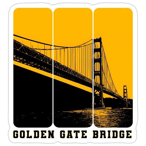 Golden Gate Bold Icon - Sticker