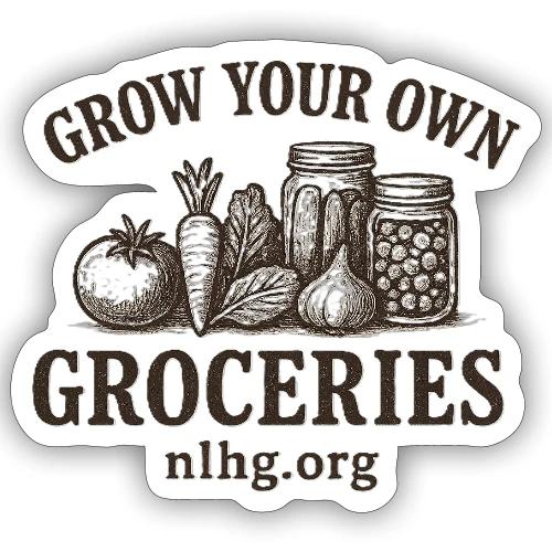 Grow your own Groceries - Sticker