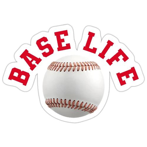 Baseball: Base Life Vibes - Sticker