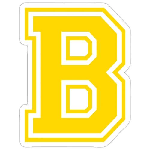 Letter B – Capital Athletic Alphabet Monogram - Sticker