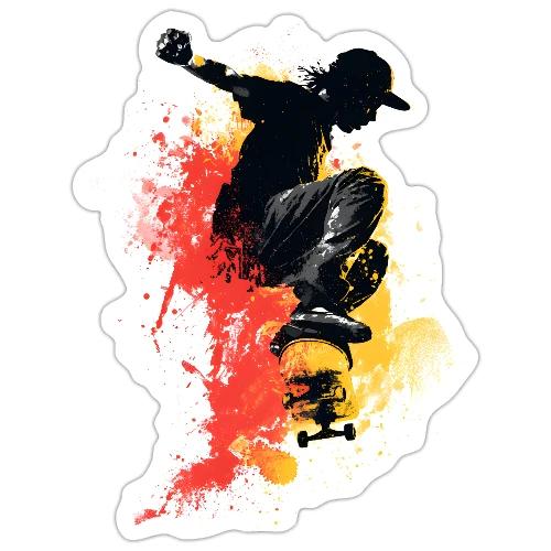 Skateboarding: Splash of Motion - Sticker