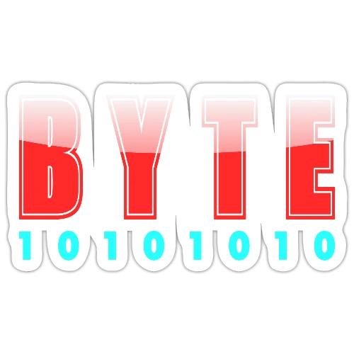 BYTE Binary Code Design - Sticker
