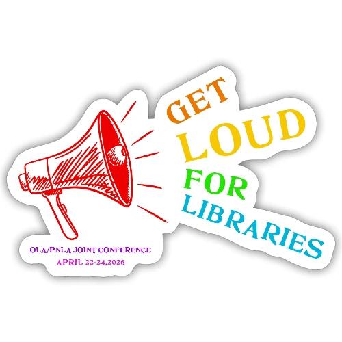 OLA PNLA 2026 Logo smaller conference info - Sticker