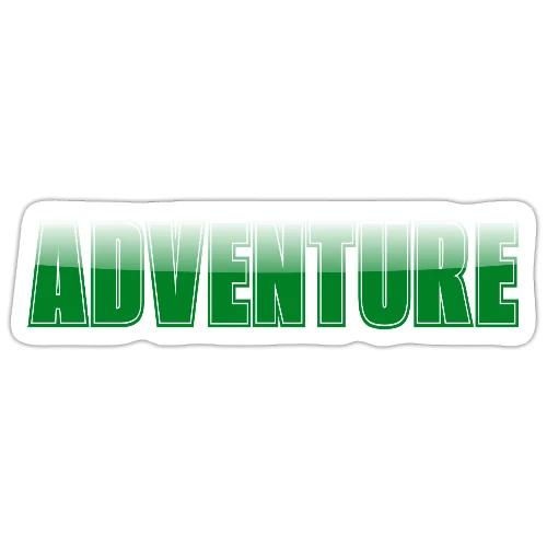 Adventure Typography Design for Apparel - Sticker