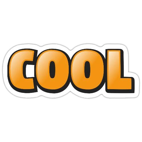 Cool 3D Word Design – Bold Chill Style - Sticker