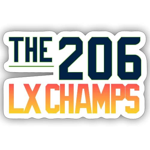 THE | 206 - Hometown Heroes Wear - Washington Styl - Sticker