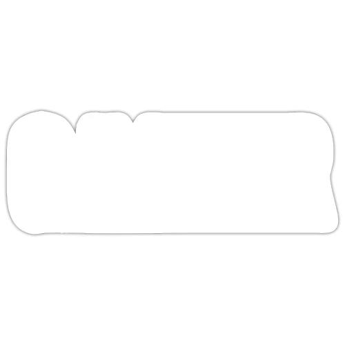 Gamer Collegiate White Text Design - Sticker