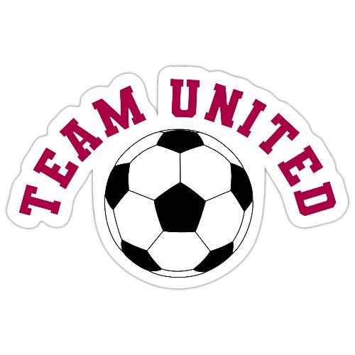 Team United Soccer Ball Sports Design - Sticker