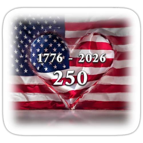 1776-2026 | 250 Years USA - Sticker