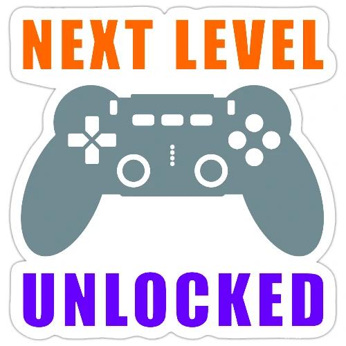 Next Level Unlocked Gamer Design - Sticker