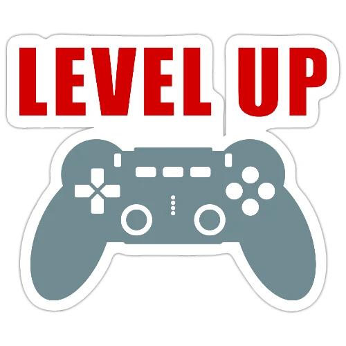 Level Up Gamer Controller Apparel - Sticker