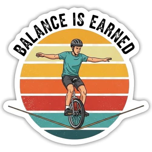 Balance is Earned - Sticker