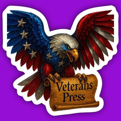 Veterans Press Bald Eagle - Sticker