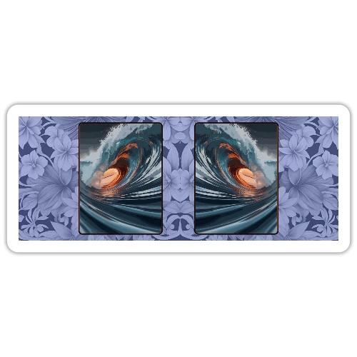 Copper Light Wave - Sticker