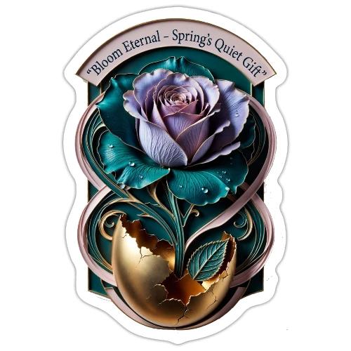 Easter Bloom Eternal Wild Rose T Shirt, Gift - Sticker
