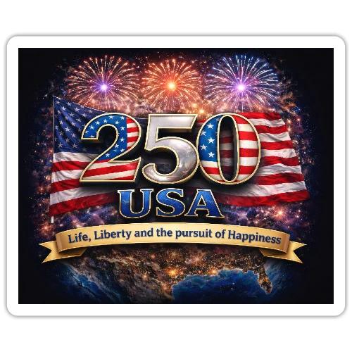 USA 250th Celebration - Sticker