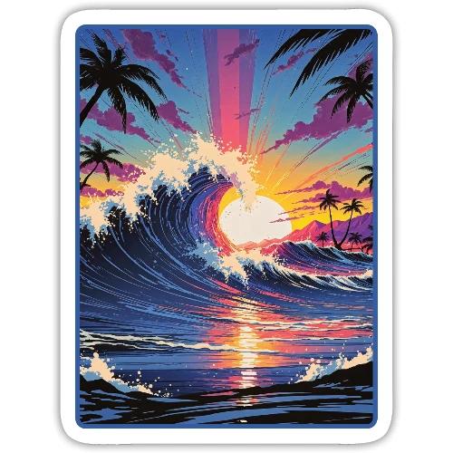 Sunrise Peak - Sticker