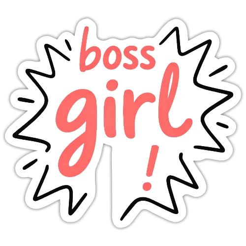 Boss Girl Bold Feminist Statement - Sticker