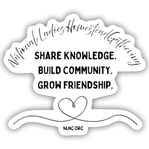 Share Build Grow - Sticker