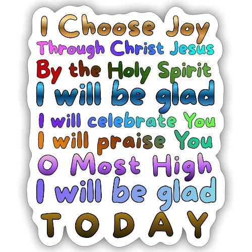 I will be glad 1 - Sticker