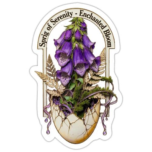 Spring Serenity Foxglove Tee, Easter Gift for wife - Sticker
