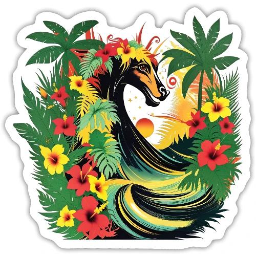 Horse Wave - Sticker