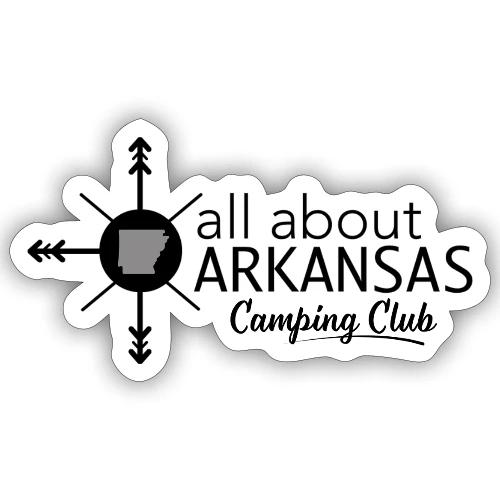 All About Arkansas Camping Club - Sticker