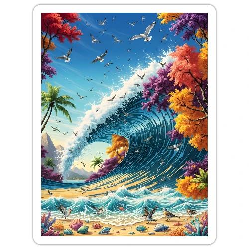 Glassy Shore Pound - Sticker