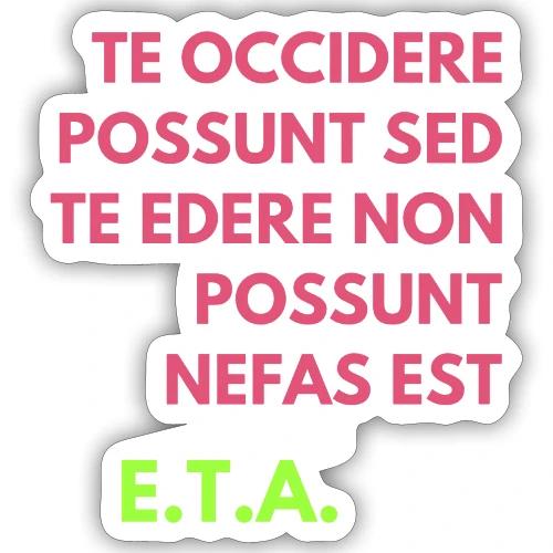 Enfield Tennis Academy Vintage Logo - Sticker