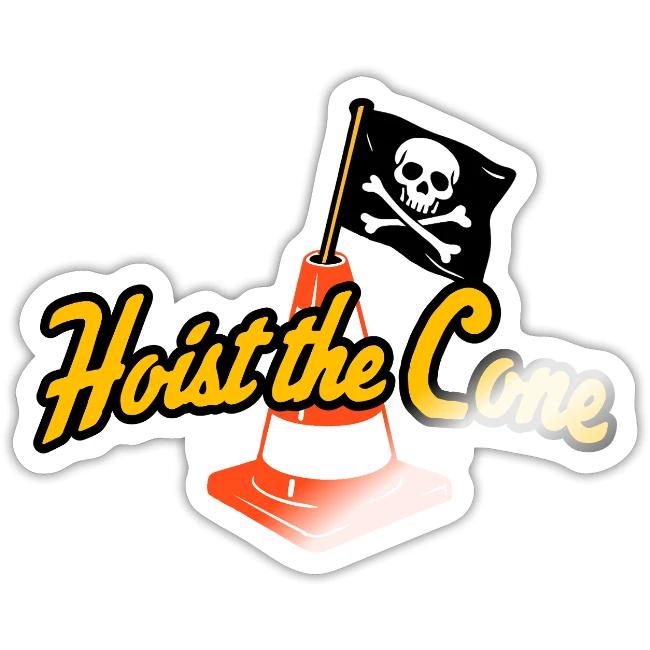 Hoist The Cone Sticker