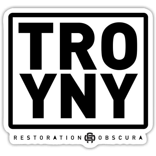TROY NY Cube - Sticker