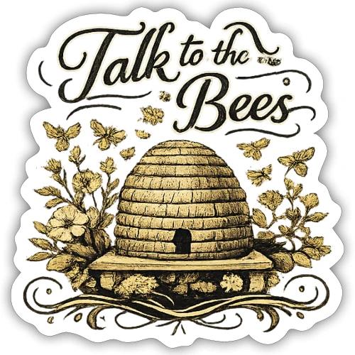 Talk To The Bees - Sticker