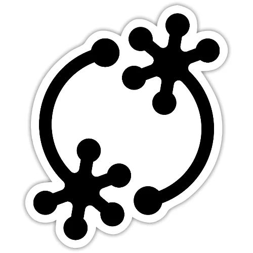 NM Logo Icon (Black) - Sticker