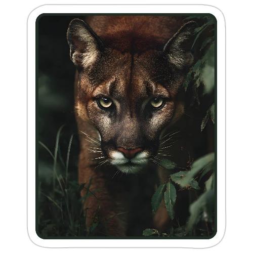 Cougar Jungle Predator Design - Sticker