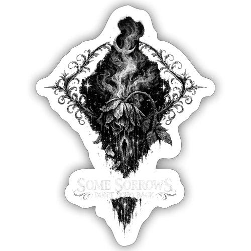 Wilted Rose Turning | Some sorrows don't echo back - Sticker
