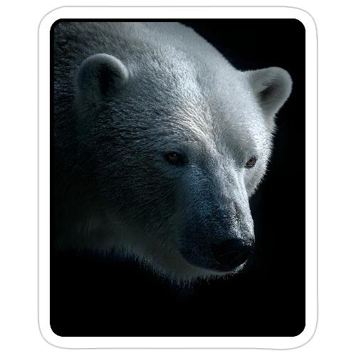 Polar Bear Close-Up Wildlife Design - Sticker