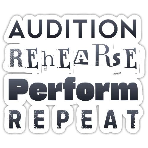 Performer's Life Swag - Sticker