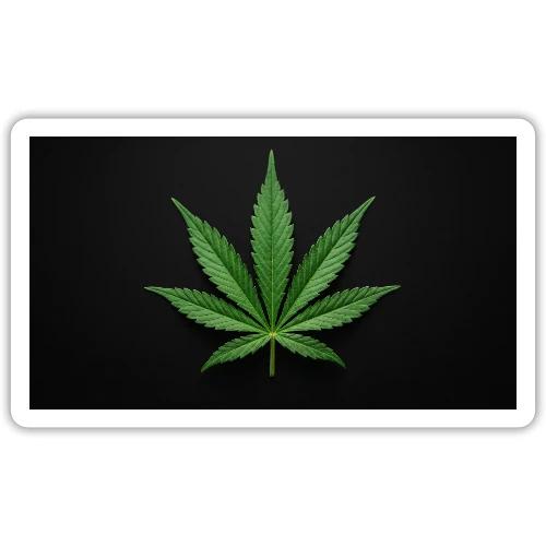 ***CANNABIS LEAF TEE*** - Sticker