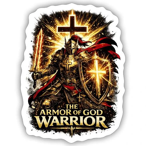 The Armor of God Warrior - Sticker