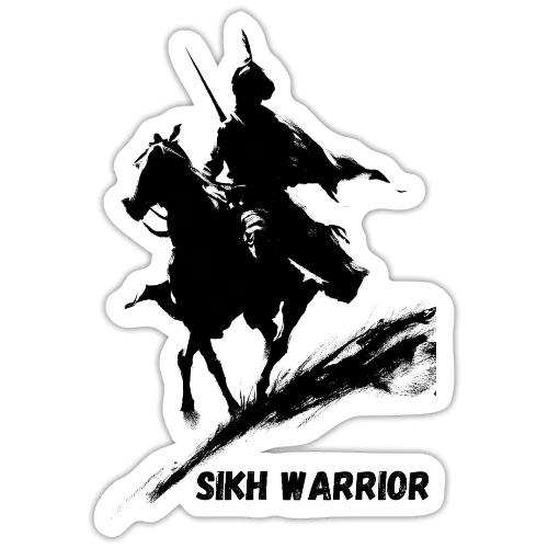 Sikh Warrior, Shadow Traditional Warrior - Sticker