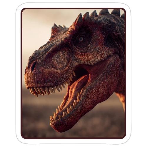 T Rex Roaring Close-Up Design - Sticker